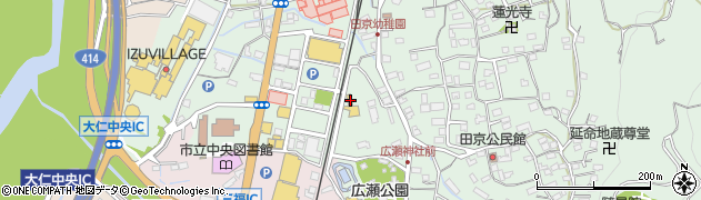 静岡県伊豆の国市田京136周辺の地図