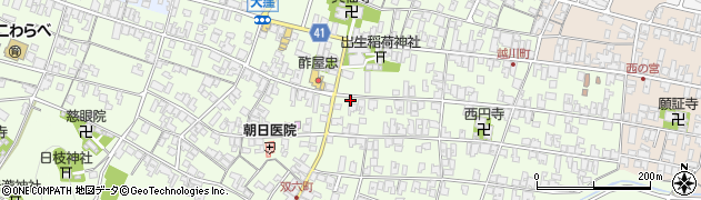滋賀県蒲生郡日野町大窪717周辺の地図