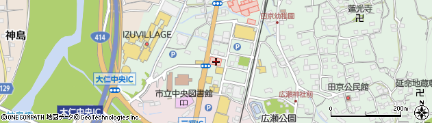 静岡県伊豆の国市田京165周辺の地図