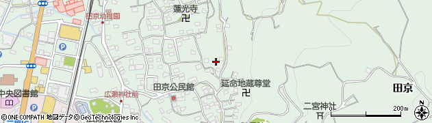 静岡県伊豆の国市田京509周辺の地図