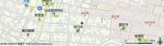 滋賀県蒲生郡日野町大窪679周辺の地図