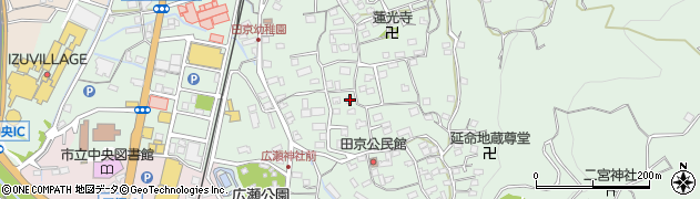 静岡県伊豆の国市田京354周辺の地図