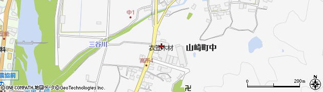 衣笠木材株式会社　本社周辺の地図