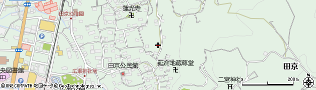 静岡県伊豆の国市田京507周辺の地図