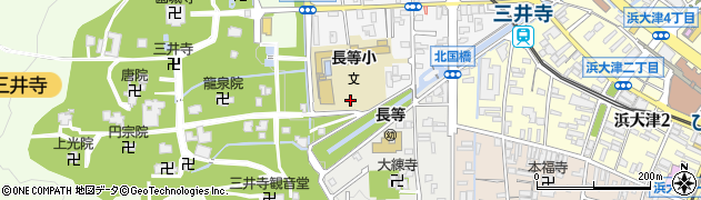 滋賀県大津市大門通5周辺の地図