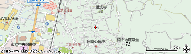 静岡県伊豆の国市田京534周辺の地図
