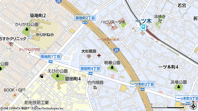 〒448-0003 愛知県刈谷市一ツ木町の地図