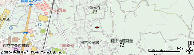 静岡県伊豆の国市田京524周辺の地図