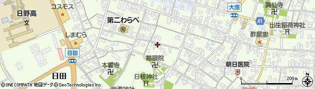 滋賀県蒲生郡日野町大窪1265周辺の地図