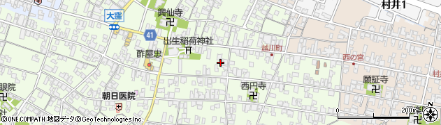 滋賀県蒲生郡日野町大窪606周辺の地図