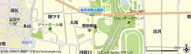 京都府亀岡市曽我部町穴太柳原周辺の地図