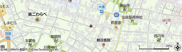 滋賀県蒲生郡日野町大窪788周辺の地図