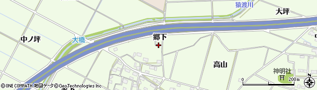 愛知県豊田市和会町郷下30周辺の地図