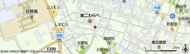 滋賀県蒲生郡日野町大窪947周辺の地図