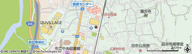 静岡県伊豆の国市田京142周辺の地図