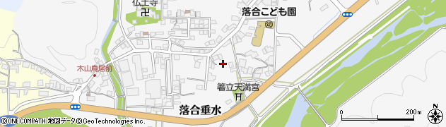 岡山県真庭市落合垂水909周辺の地図