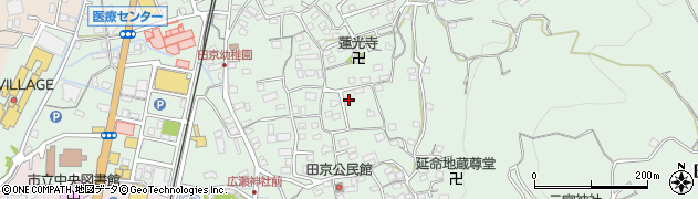静岡県伊豆の国市田京527周辺の地図