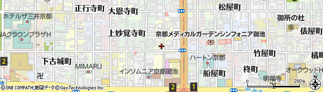 京都府京都市中京区金吹町周辺の地図