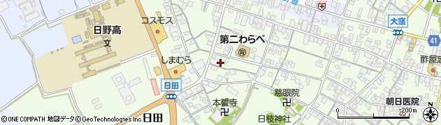滋賀県蒲生郡日野町大窪904周辺の地図