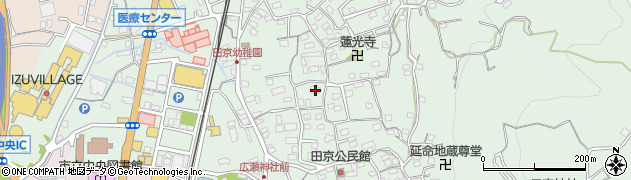 静岡県伊豆の国市田京536周辺の地図