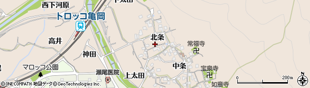京都府亀岡市篠町山本北条26周辺の地図