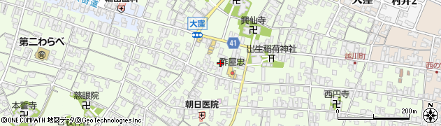 滋賀県蒲生郡日野町大窪736周辺の地図