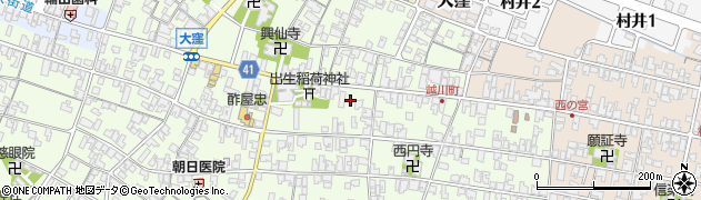滋賀県蒲生郡日野町大窪604周辺の地図