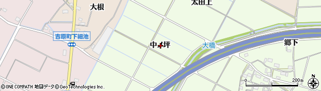 愛知県豊田市和会町中ノ坪周辺の地図