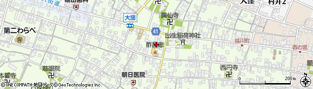 滋賀県蒲生郡日野町大窪722周辺の地図