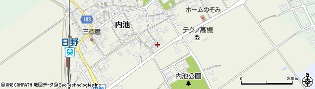 滋賀県蒲生郡日野町内池989周辺の地図