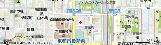 日本銀行　京都支店発券課周辺の地図