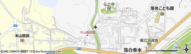 岡山県真庭市落合垂水1135周辺の地図