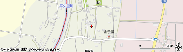 千葉県南房総市府中周辺の地図
