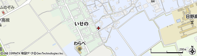 滋賀県蒲生郡日野町上野田1008周辺の地図