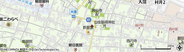 滋賀県蒲生郡日野町大窪580周辺の地図