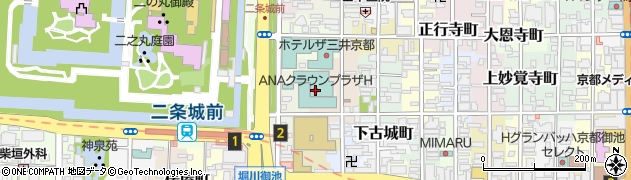 ＡＮＡクラウンプラザホテル京都周辺の地図
