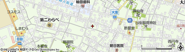 滋賀県蒲生郡日野町大窪782周辺の地図