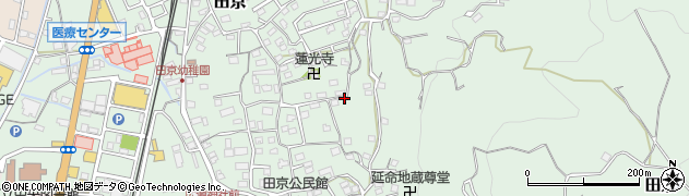 静岡県伊豆の国市田京518周辺の地図