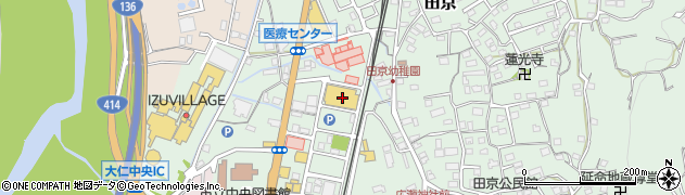 静岡県伊豆の国市田京141周辺の地図