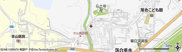 岡山県真庭市落合垂水1134周辺の地図