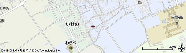 滋賀県蒲生郡日野町上野田1059周辺の地図