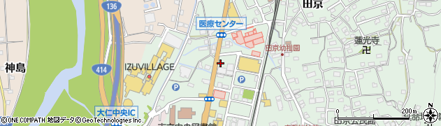 静岡県伊豆の国市田京143周辺の地図