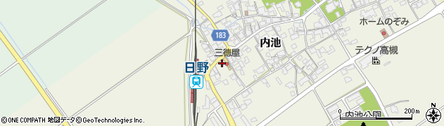 滋賀県蒲生郡日野町内池906周辺の地図