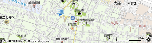 滋賀県蒲生郡日野町大窪579周辺の地図