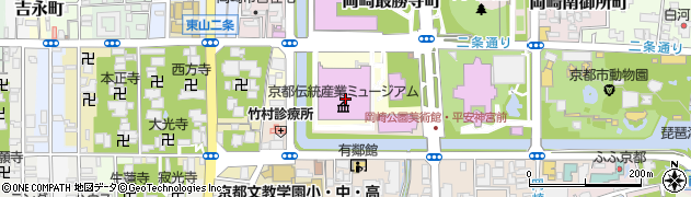 京都市勧業館「みやこめっせ」　第２展示場周辺の地図