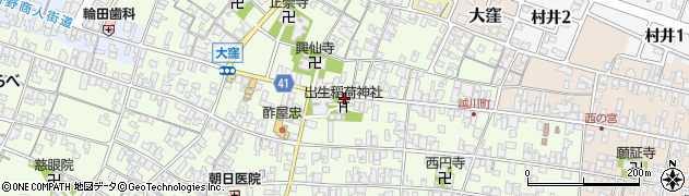 滋賀県蒲生郡日野町大窪590周辺の地図