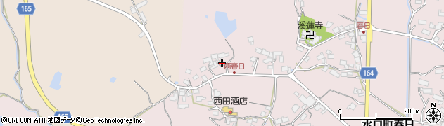 滋賀県甲賀市水口町春日2346周辺の地図