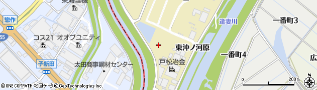 愛知県刈谷市泉田町西沖ノ河原周辺の地図