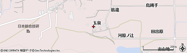 京都府亀岡市稗田野町佐伯（玉泉）周辺の地図