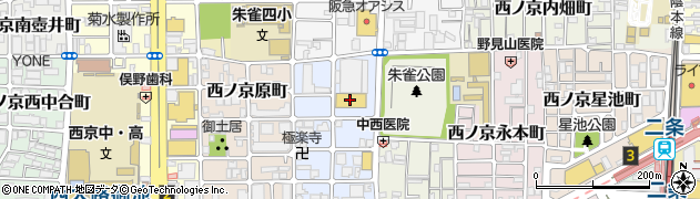 ディオハウス西ノ京店周辺の地図